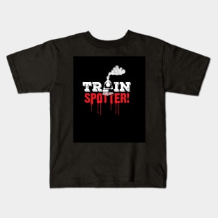 TRAIN SPOTTER Kids T-Shirt
